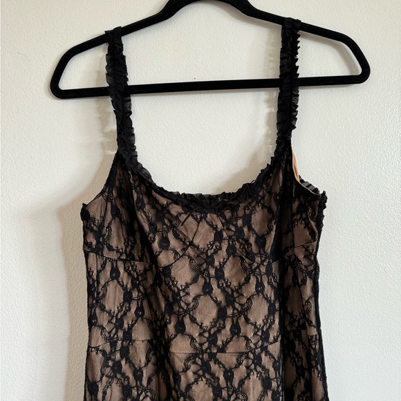 Lace patchwork cami midi dress - Picture 3 of 3